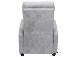 SOFEN - Fauteuil De Relaxation Matelassé Gris Clair -Deco.fr Soldes Boutique fauteuil 9165065