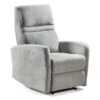 YANGAS - Fauteuil Relax Electrique Tissu Gris Clair -Deco.fr Soldes Boutique fauteuil 9165277