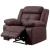 FABARES - Fauteuil Relax Manuel Chocolat -Deco.fr Soldes Boutique fauteuil 9165301