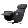 GALAXIE - Fauteuil Relax Electrique Tissu Gris Foncé
