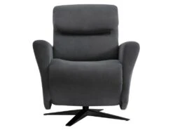 GALAXIE - Fauteuil Relax Electrique Tissu Gris Foncé -Deco.fr Soldes Boutique fauteuil 9165445
