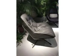 TREK - Fauteuil Moderne Aspect Cuir Gris -Deco.fr Soldes Boutique fauteuil 9173423