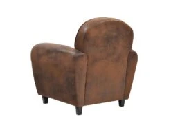 GANSSI - Fauteuil Club Marron Aspect Cuir Vieilli 8 GANSSI - Fauteuil Club Marron Aspect Cuir Vieilli -Deco.fr Soldes Boutique fauteuil 9173667