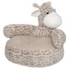 Fauteuil Girafe Fourrure Beige 48 X 42 X 45 Cm -Deco.fr Soldes Boutique fauteuil 9237111