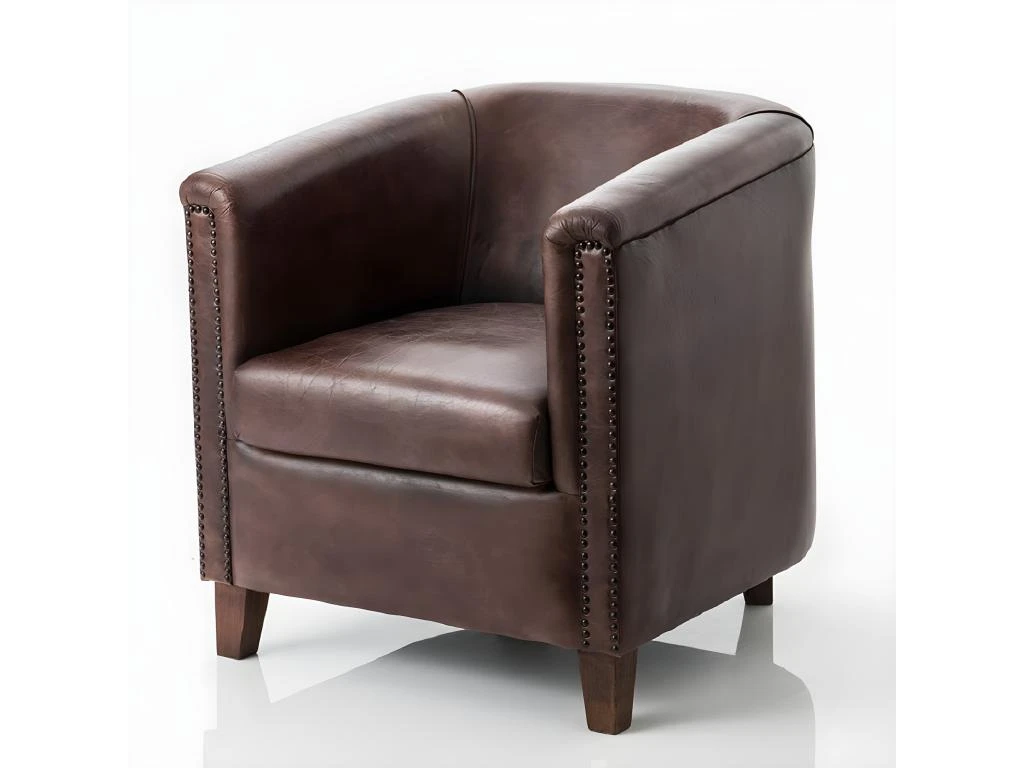 Fauteuil Cuir De Buffle 1 Fauteuil Cuir De Buffle