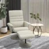 Fauteuil Relax Inclinable Pivotant Contemporain Avec Repose-pieds Grand Confort Revêtement Synthétique Crème 10 Fauteuil Relax Inclinable Pivotant Contemporain Avec Repose-pieds Grand Confort Revêtement Synthétique Crème -Deco.fr Soldes Boutique fauteuil 9474037