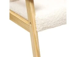 Fauteuil Pour Enfant En Bois Et Tissu Bouclette écru H 46 Cm -Deco.fr Soldes Boutique fauteuil 9485735