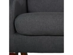 Fauteuil Enfant Oreilles Grand Confort Accoudoirs Assise Dossier Garnissage Mousse Haute Densité Piètement Bois Hévéa Verni Lin Gris -Deco.fr Soldes Boutique fauteuil 9486611