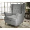 Fauteuil 1 Place En Tissu Catégorie Luxe, Gris, ARNAUD -Deco.fr Soldes Boutique fauteuil 9997625
