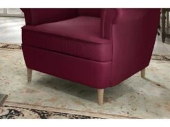 Fauteuil 1 Place En Tissu Velours Catégorie Luxe, Bordeaux, ARNAUD 8 Fauteuil 1 Place En Tissu Velours Catégorie Luxe, Bordeaux, ARNAUD -Deco.fr Soldes Boutique fauteuil 9998551