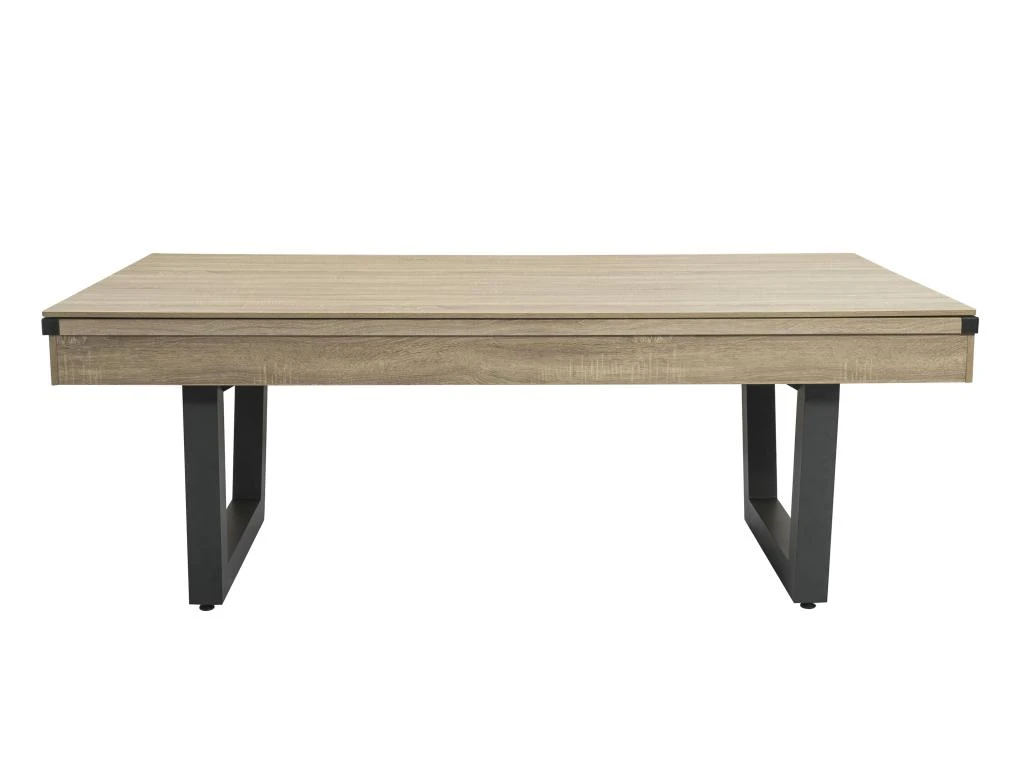 Table Transformable - Billard & Ping-pong - Coloris Naturel Clair Et Noir - L213,4 X P111,8 X H78,5 Cm - MELIAN 9 Table Transformable - Billard & Ping-pong - Coloris Naturel Clair Et Noir - L213,4 X P111,8 X H78,5 Cm - MELIAN – Image 9