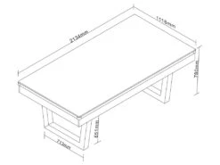 Table Transformable - Billard & Ping-pong - Coloris Naturel Clair Et Noir - L213,4 X P111,8 X H78,5 Cm - MELIAN 19 Table Transformable - Billard & Ping-pong - Coloris Naturel Clair Et Noir - L213,4 X P111,8 X H78,5 Cm - MELIAN -Deco.fr Soldes Boutique jeux interieur 16724897