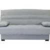 Banquette Clic Clac 3 Places - Tissu Gris Clair - L199 X P96 X H103 Cm - CHLoe -Deco.fr Soldes Boutique lit 10442107