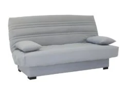 Banquette Clic Clac 3 Places - Tissu Gris Clair - L199 X P96 X H103 Cm - CHLoe -Deco.fr Soldes Boutique lit 10442111