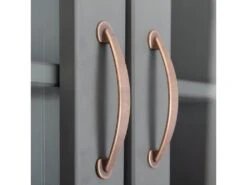 MELINA - Buffet Vaisselier 4 Portes 2 Tiroirs Coloris Gris -Deco.fr Soldes Boutique meuble de cuisine 22165087