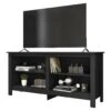 Meuble TV 65 Pouces Maxi Noir 4 Niches -Deco.fr Soldes Boutique meuble tv 10001237