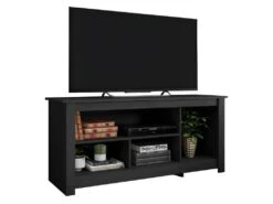 Meuble TV 55 Pouces Maxi Noir 4 Niches