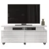 Meuble TV 150 Cm 60 Pouces Blanc Brillant -Deco.fr Soldes Boutique meuble tv 10398751