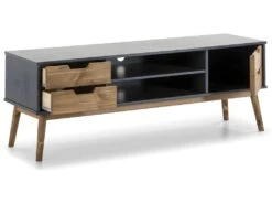 Meuble TV Java 1 Porte Et 2 Tiroir Colour Gris, 140 Cm 6 Meuble TV Java 1 Porte Et 2 Tiroir Colour Gris, 140 Cm -Deco.fr Soldes Boutique meuble tv 10762041