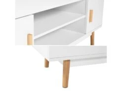 Meuble TV JOEY Blanc - HAPPY GARDEN 10 Meuble TV JOEY Blanc - HAPPY GARDEN -Deco.fr Soldes Boutique meuble tv 10781149