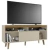 Meuble Tv 63X136X36Cm Chêne-Beige - Venprodin -Deco.fr Soldes Boutique meuble tv 12356797