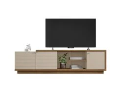Meuble Tv 51X195X36Cm Beige Miel - Venprodin