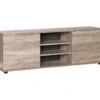Meuble Tv 48X140X35Cm Chêne - Venprodin -Deco.fr Soldes Boutique meuble tv 12356851