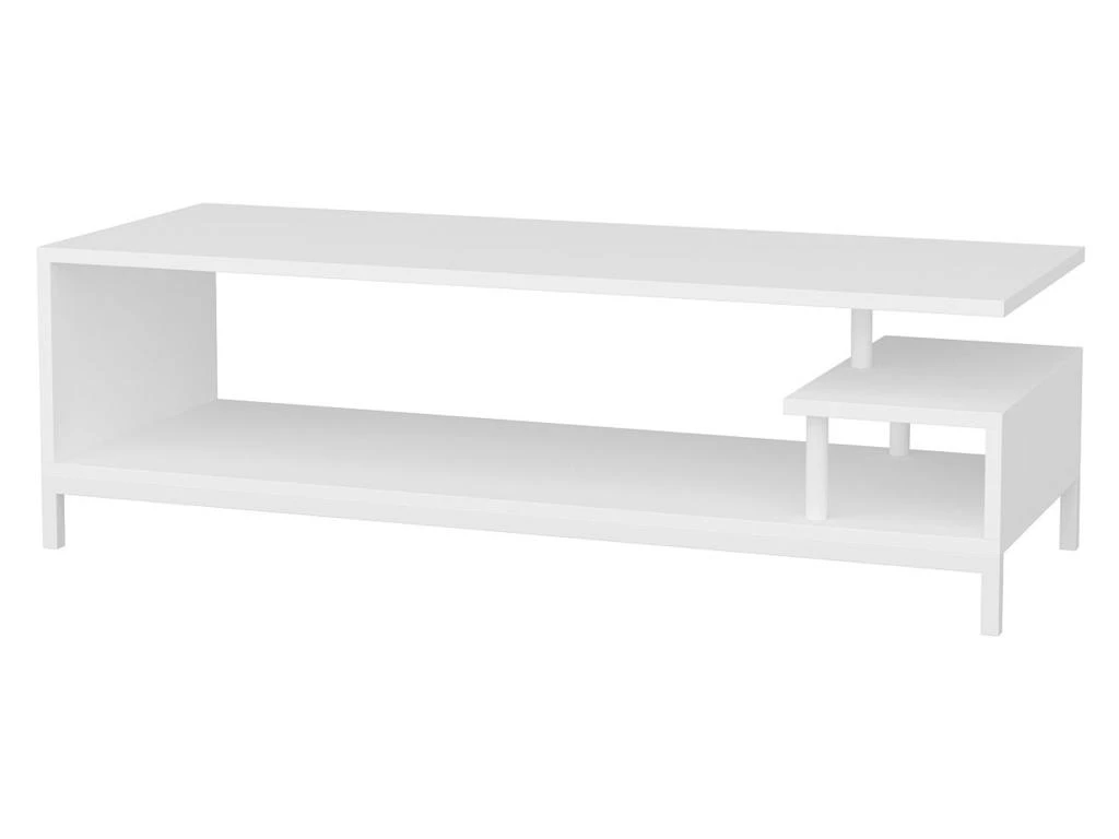 Meuble Tv Sena Design 100 % Panneau De Particules Plaqué Mélaminé En Couleur Blanc 120x37,6x44,6cm 1 Meuble Tv Sena Design 100 % Panneau De Particules Plaqué Mélaminé En Couleur Blanc 120x37,6x44,6cm