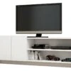 Meuble Tv Niger Design 100 % Panneau De Particules Plaqué Mélaminé En Couleur Blanc, 141x50x29,5cm 11 Meuble Tv Niger Design 100 % Panneau De Particules Plaqué Mélaminé En Couleur Blanc, 141x50x29,5cm -Deco.fr Soldes Boutique meuble tv 12358207