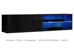 Ensemble Meubles De Salon SWITCH XXIV Design, Coloris Noir Et Blanc. 7 Ensemble Meubles De Salon SWITCH XXIV Design, Coloris Noir Et Blanc. -Deco.fr Soldes Boutique meuble tv 12534209