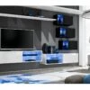 Ensemble Meubles De Salon SWITCH XXIV Design, Coloris Blanc Et Noir. -Deco.fr Soldes Boutique meuble tv 12534475