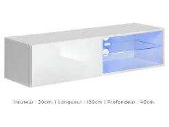 Ensemble Meubles De Salon SWITCH XXIV Design, Coloris Blanc Et Noir. 7 Ensemble Meubles De Salon SWITCH XXIV Design, Coloris Blanc Et Noir. -Deco.fr Soldes Boutique meuble tv 12534479