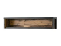 Ensemble 3 Meubles De Salon Collection WINDSOR. Coloris Gris Anthracite Et Chêne Foncé. -Deco.fr Soldes Boutique meuble tv 12534659