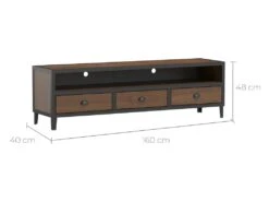 Meuble TV Shelby 160 Cm -Deco.fr Soldes Boutique meuble tv 12999067