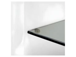 Meuble TV Contemporain 2 Portes + LED - Contemporain - Décor Chene Et Blanc Brillant - L 150 X P 45 X H 40 Cm - VIRGOS -Deco.fr Soldes Boutique meuble tv 14503227