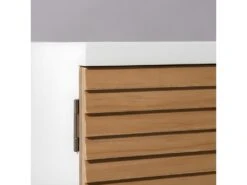 ISIDORE - Meuble TV 4 Portes Bois Clair Et Blanc -Deco.fr Soldes Boutique meuble tv 14651509