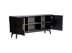 Meuble Tv Plissé Wood -Deco.fr Soldes Boutique meuble tv 15130613