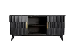 Meuble Tv Plissé Wood -Deco.fr Soldes Boutique meuble tv 15130615