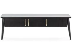 Meuble TV /Audio 150 X 50 X 51 Cm Bois -Deco.fr Soldes Boutique meuble tv 15130739