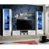 Ensemble Meuble TV & Bibliothèque "Galino III White" 320cm Blanc -Deco.fr Soldes Boutique meuble tv 15862975