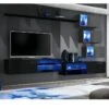 Ensemble Meuble TV "Switch XXIV" 250cm Noir & Gris -Deco.fr Soldes Boutique meuble tv 15863327