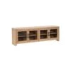 Meuble TV 4 Portes Bois D'orme Massif - IMANI -Deco.fr Soldes Boutique meuble tv 17629919