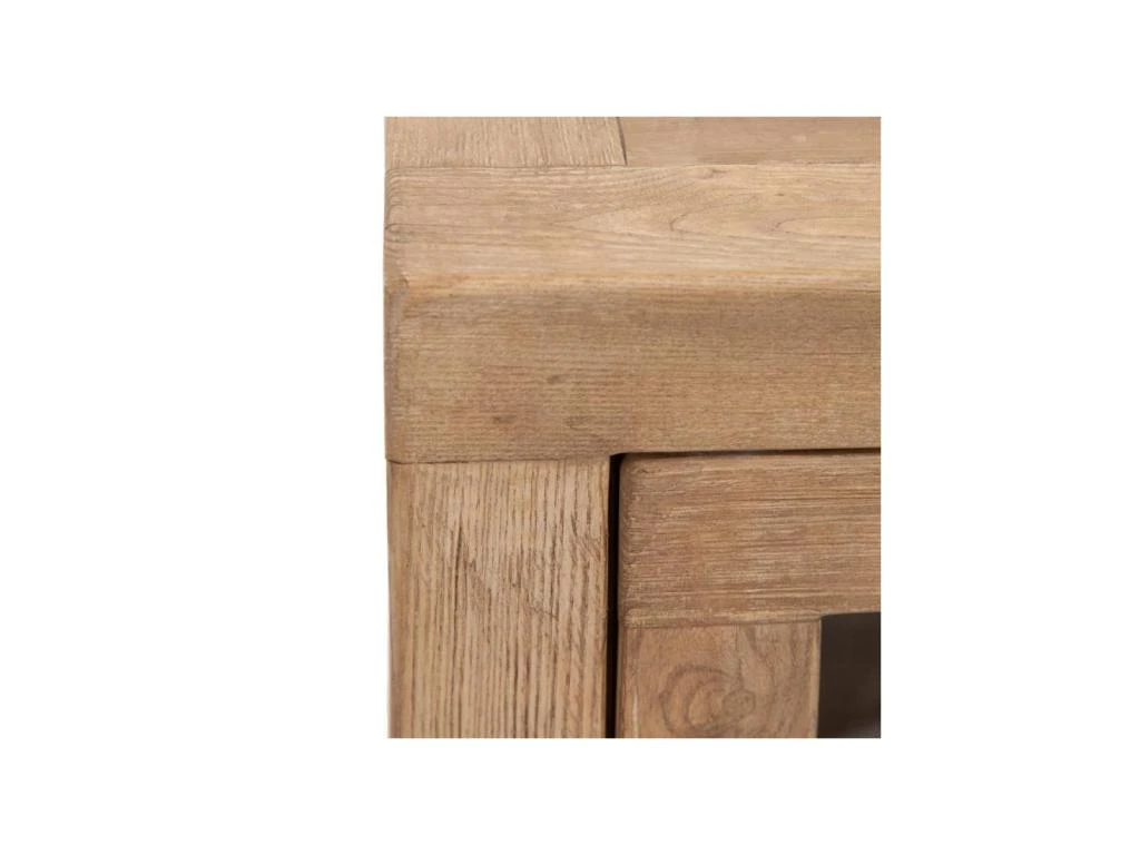 Meuble TV 4 Portes Bois D'orme Massif - IMANI 4 Meuble TV 4 Portes Bois D'orme Massif - IMANI – Image 4