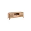 Meuble TV 1 Porte 3 Tiroirs Bois/Rotin - DAKUNA -Deco.fr Soldes Boutique meuble tv 17630123