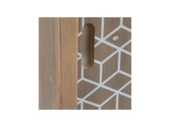 Meuble TV 2 Portes 2 Tiroirs Bois/Blanc - HACHI -Deco.fr Soldes Boutique meuble tv 17630347