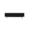Long Meuble TV 3 Portes Noir - TEULAT SIERRA -Deco.fr Soldes Boutique meuble tv 17999517