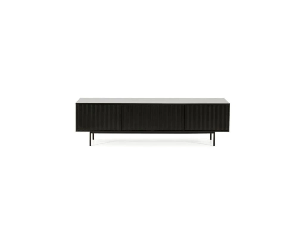 Long Meuble TV 3 Portes Noir - TEULAT SIERRA 1 Long Meuble TV 3 Portes Noir - TEULAT SIERRA