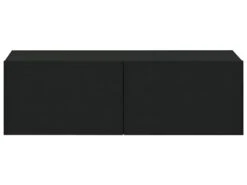 Meubles TV Muraux 2 Pcs Noir 100x30x30 Cm Bois D'ingénierie -Deco.fr Soldes Boutique meuble tv 18783679