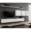 Meuble TV Mural Design "Switch VII" 340cm Blanc -Deco.fr Soldes Boutique meuble tv 19714421