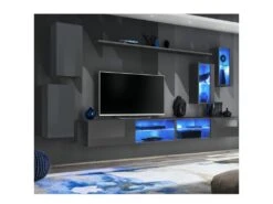 Ensemble Meuble TV "Switch XXV" 280cm Gris